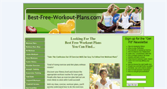 Desktop Screenshot of best-free-workout-plans.com